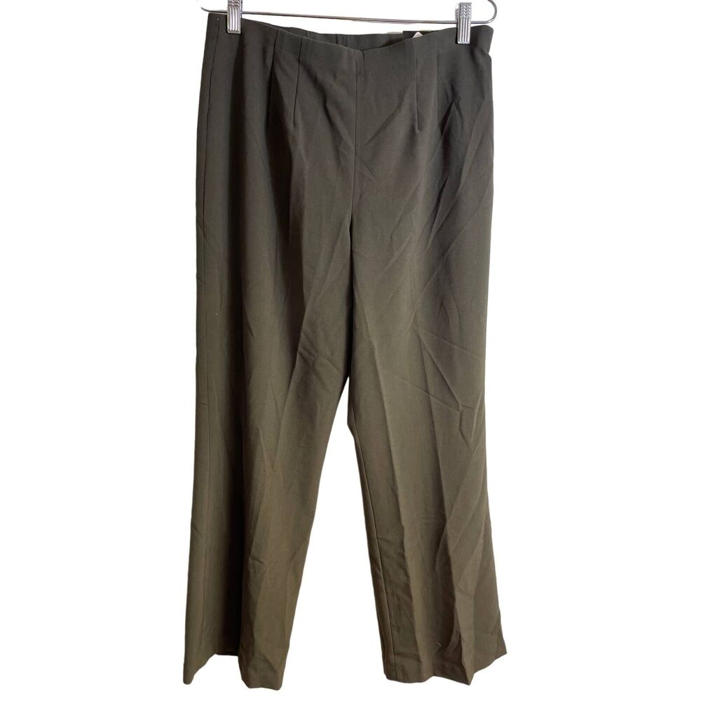 Vintage East 5th 1980 Womens Straight Leg Slacks Pants SIZE 14P Black Career NEW